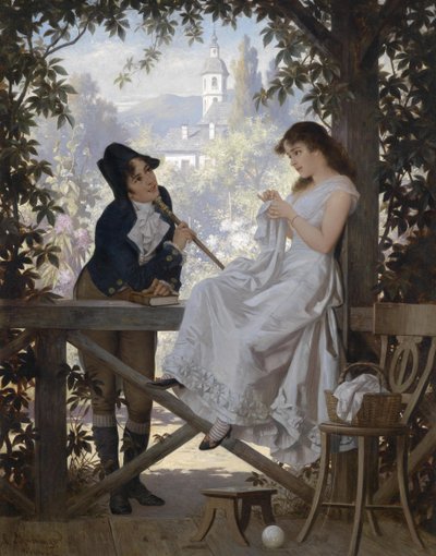 The Rendezvous by Carl Schweninger d. J.